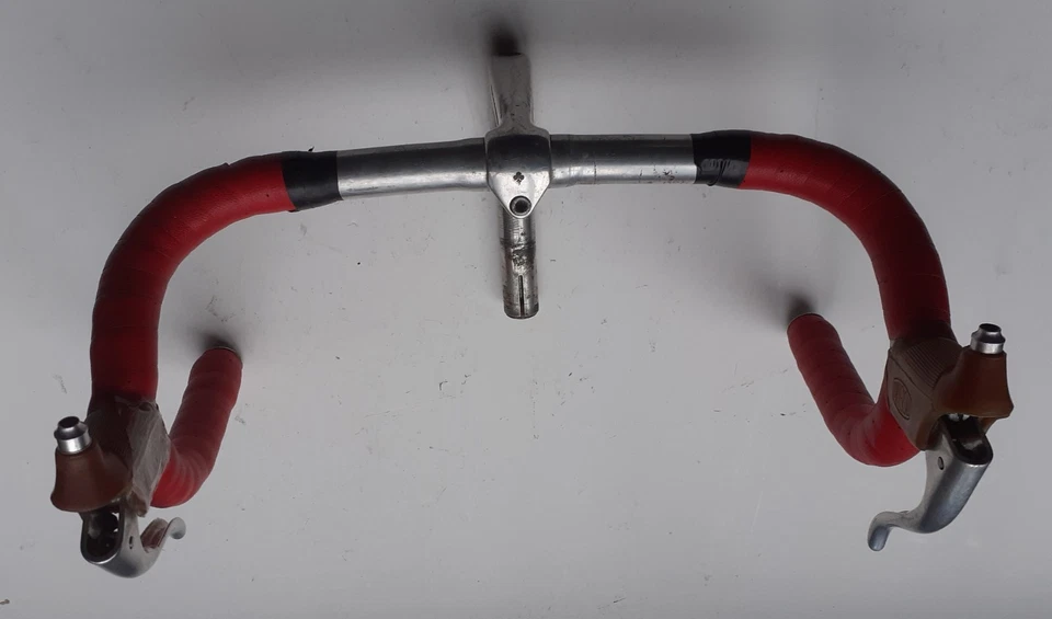 Manubrio 3tt bici corsa, pronto per essere montato, in alluminio larghezza cm 40 - Immagine 2 di 4