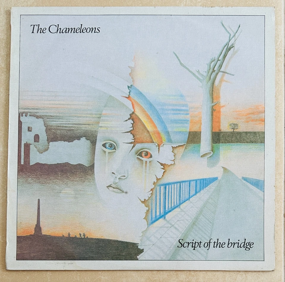 THE CHAMELEONS VINYL LP SCRIPT BRIDGE SPAIN ORIGINAL 1983 - Image 2 of 4