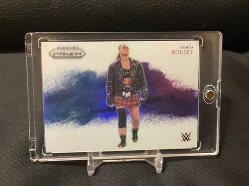 Ronda Rousey #6 2023 Panini Prizm WWE Color Blast card