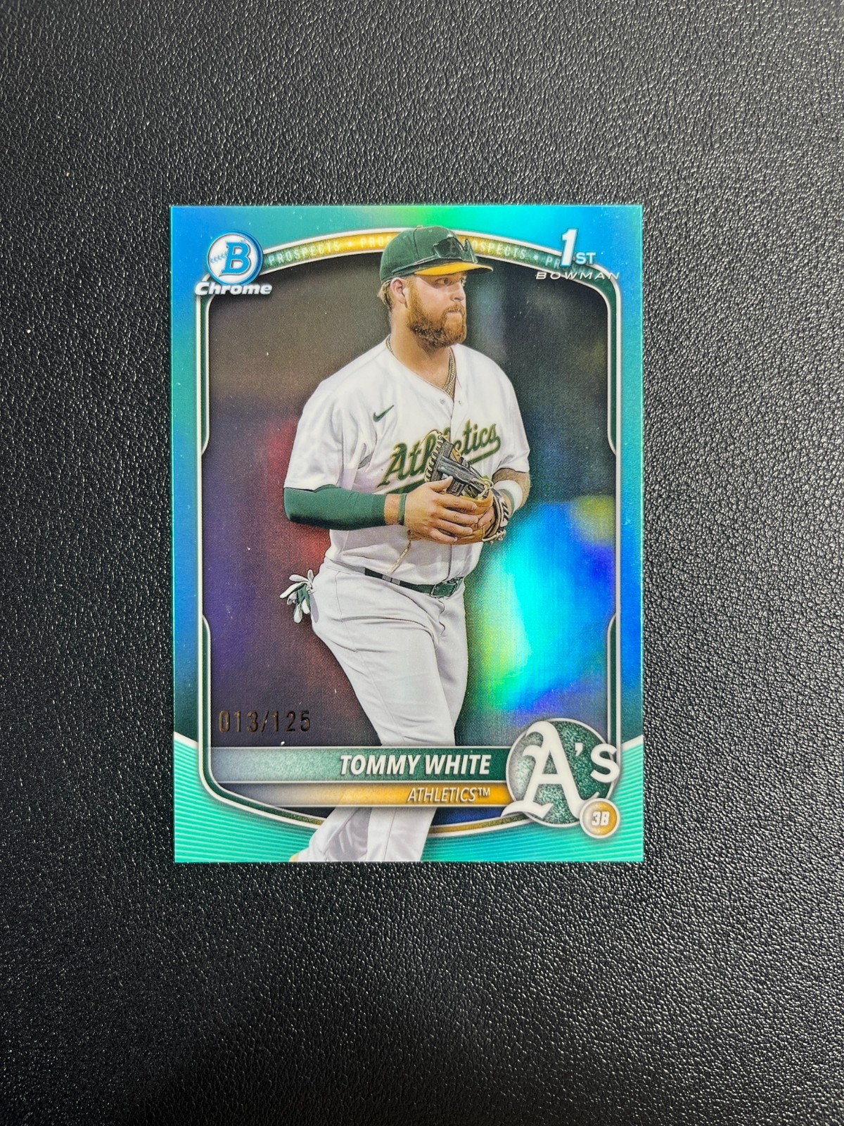 2025 Bowman Chrome #BCP-251 Tommy White 1st Aqua Refractor 013/125 BJHT