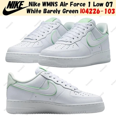Nike WMNS Air Force 1 Low 07 blanc à peine vert IO4226-103 taille femme - Photo 1/4