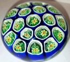Italian Murano glass Millefiori Paperweight