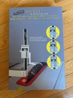 iGAGING 6 in MiniMag Magnetic Fractional Digital Height Gauge (Silver)