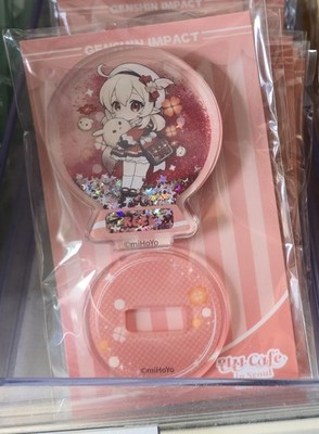 exclusive Klee Liquid Glitter Acrylic stand Korea cafe in Seoul Genshin Impact