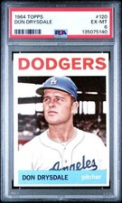 Don Drysdale Cards and Autographed Memorabilia Guide 8