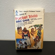 Vintage Pocket Trivia Bible Game Series 10 According To Professor Hoyle KJV