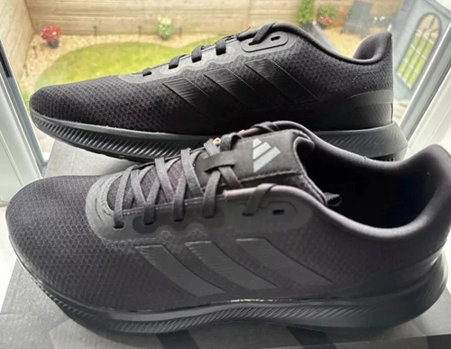 Adidas Uomo Run Falcon 3 Sn19 TripleBlack 9 10 12&13 5