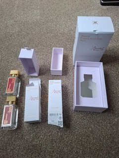 baccarat rouge 540 empty bottles and boxes