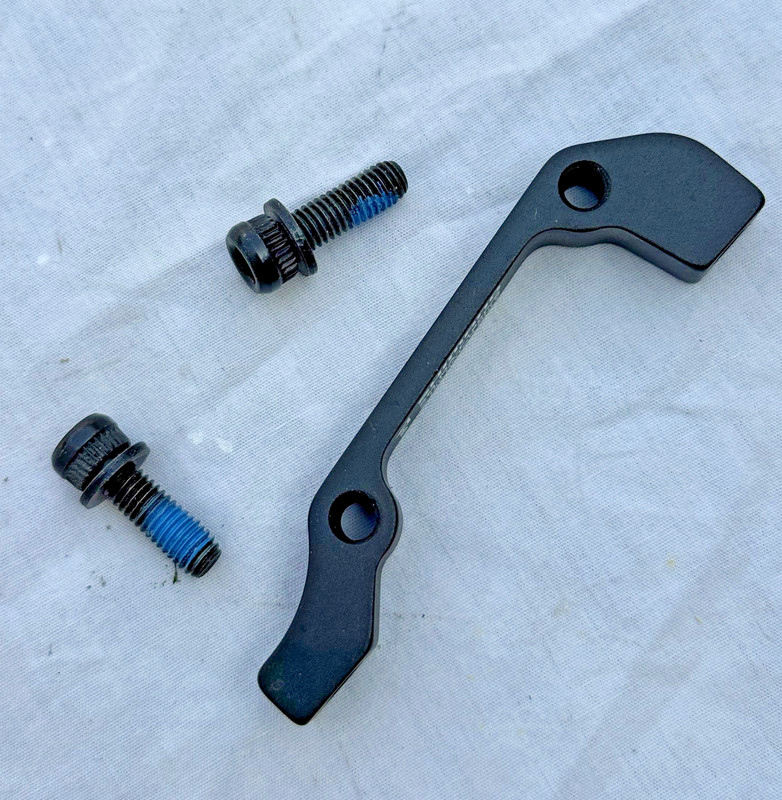 Shimano Disc Brake Adapter, Front, SM-MA-F180P/S, (PM Caliper to PM Fork) 180mm