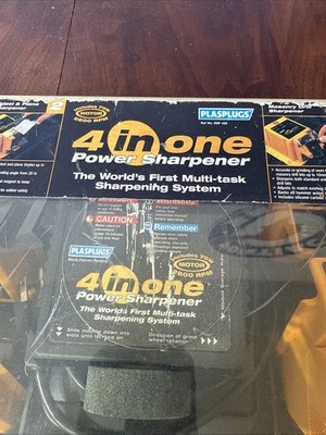 Plasplugs XTRA SHARP 4 in 1 Sharpener Four In One Electric Knife