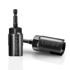 LitKiwi 2PCS Power Wing Nut Driver,1/4" Hex Shank Slot 1PCS 14mm  18mm