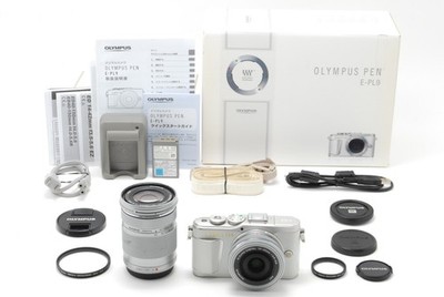 [Fast neuwertig] Olympus Pen E-PL9 Digitalkamera 14-42 40-150 mm Objektiv...