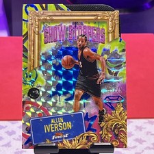 2025 Topps Finest NBA Show Stoppers Blue Geometric Allen Iverson #S-19 /75