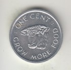 1972 Seychelles cent, 1-year FAO type, Elizabeth II, UNC, KM-17 (SE10) — photo 5
