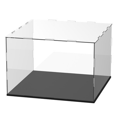 Clear Acrylic Display Case 12 x 12 x 8 Inch Assemble Clear Acrylic Display B