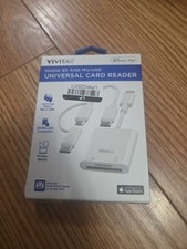 Vivitar Mobile SD and MicroSD Universal Card Reader White MOV4016 V1 OPEN BOX
