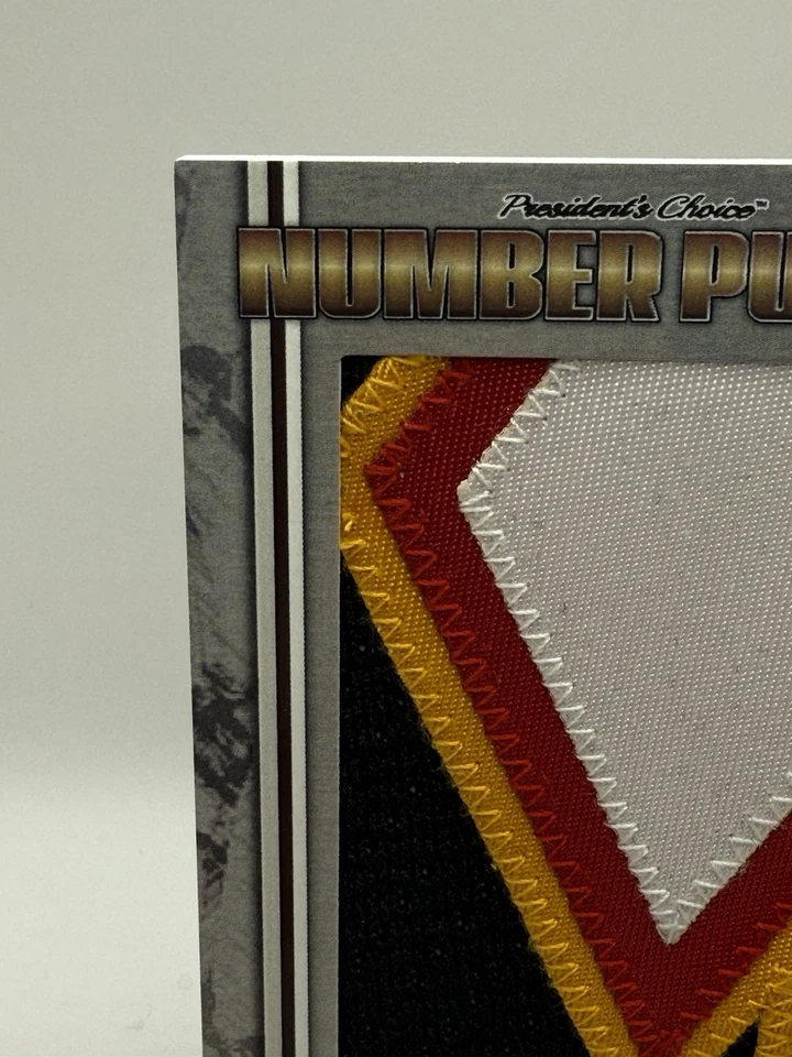 2025 President’s Choice Hockey /14 Jarome Iginla Game Used Jersey Number Puzzle - Image 3 of 4