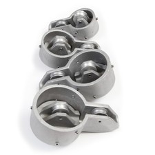 Flagpole Truck Aluminum Internal Pulley Stationary 2 2.5 3 3.5" USA Made Silver