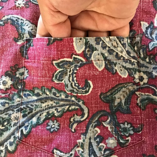 Ono Hawaiian Shirt Men Size XXL Red Blue Floral Button Up Pocket Short Sleeve - Picture 9 of 11