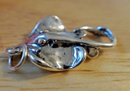 Plata de ley 3D 20x20mm 3,3 g manta de mar raya ¡Dije! - Imagen 4 de 5