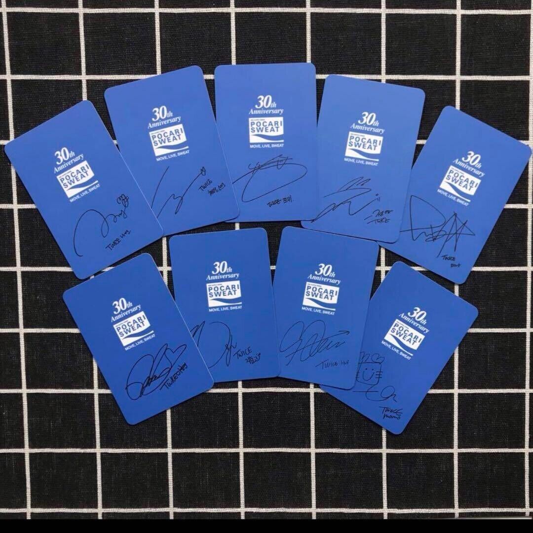 TWICE Pocari Sweat 30th Anniversary Photo Card Limited 300 TWICE Pocari Sweat 30th Anniversary Photo Card Limited 300