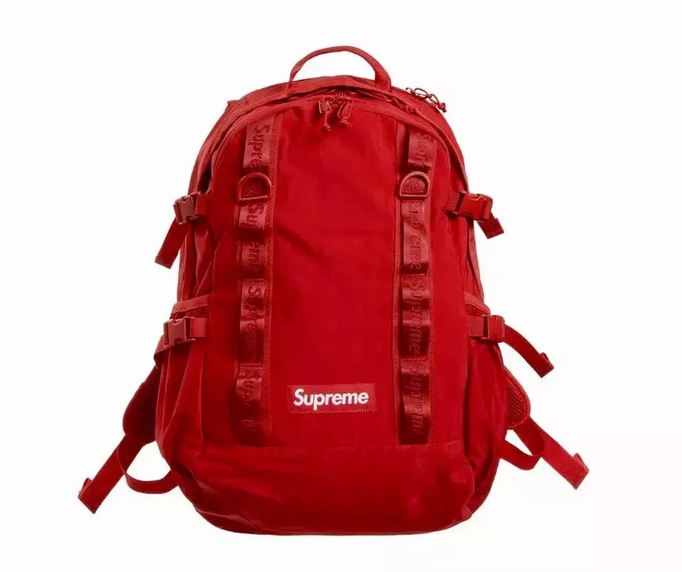 Sac à dos Supreme FW20 rouge foncé 100% AUTHENTIQUE NEUF