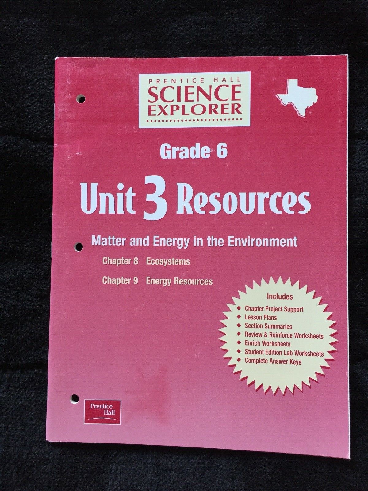 Prentice Hall Science Explorer Grade 6 Unit 3 Resources Matter and