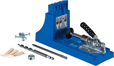 K4 Pocket Hole Jig - Adjustable, Versatile Jig for Strong Joints - Create Perfec
