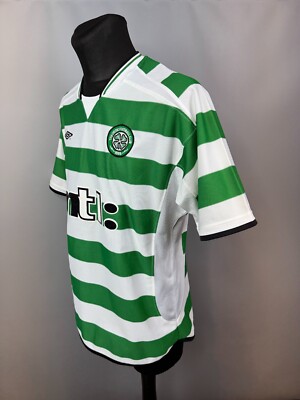 CELTIC 2001 2003 HOME SHIRT FOOTBALL SOCCER SHIRT JERSEY UMBRO