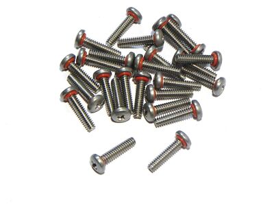McMaster-Carr  Lot of 246, Sealing Pan Head Screw 1/2'' 4/40 silicone rubber o-ri