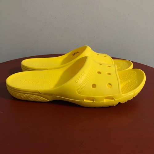 Shoes Yellow Slides Iconic Comfort 