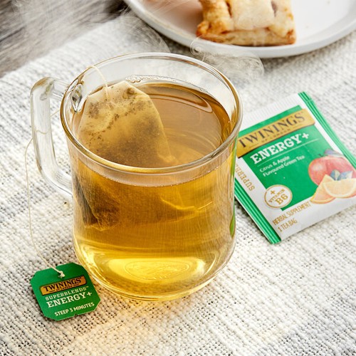 Twinings Superblends Energy+ Citrus & Apple Green Tea Bags - 96/Case - 第 3/4 張圖片