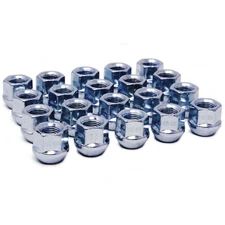 Open-end Acorn Bulge Lug Nut, M14x2.0 Thread, 3/4" Hex, (Pack of 24) Zinc M14