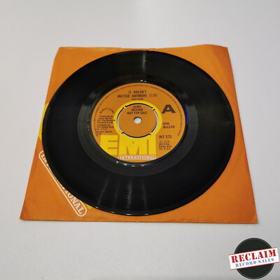 don mclean it doesn't matter anymore 7'' promo vinyl record very good condition