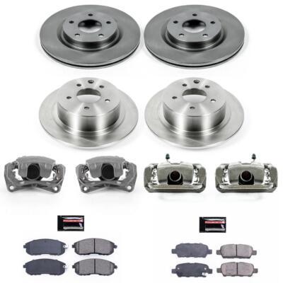 PowerStop Disc Brake Kit - Front and Rear - Fits Nissan Altima 2007-2010 OE Stoc
