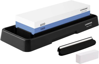#ad Knife Sharpening Stone SetWhetstone Dual Sided 1000 6000 Grit $28.00