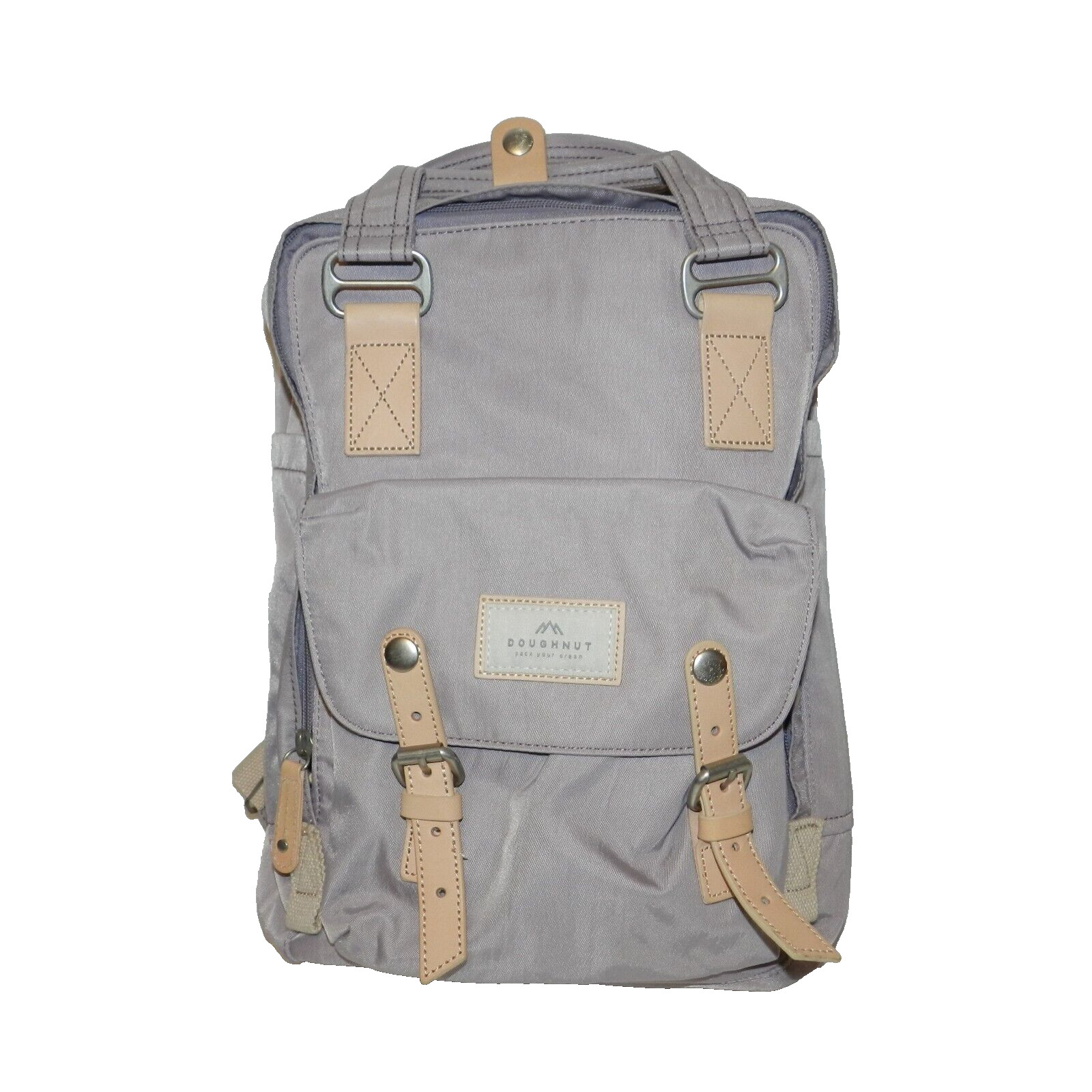 Mochila para portátil Doughnut Macaroon púrpura claro