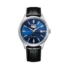 Orologio Citizen Automatico Uomo Blu Pelle Nera NH8390-20L