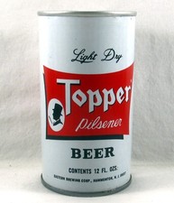 TOPPER Beer Can BOTTOM OPENED Straight Steel ...