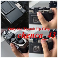 Black Thumb Up Grip for Pentax 17 Camera Support Aluminum Handle 3m Sticker Grip