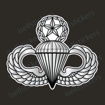 AR-2365 US Army Master Parachutist Badge Jump Wings Bumper Sticker