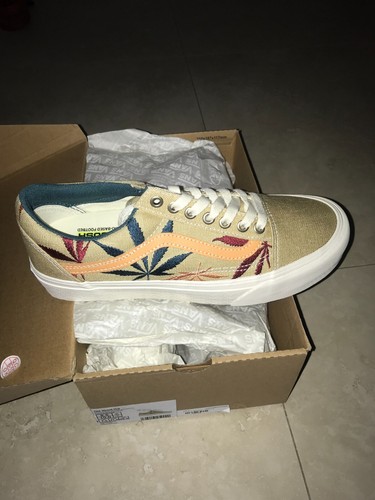 Zapatillas VANS Vault para hombre talla 8,5 antiguas Skool VR3 LX 420 vibraciones positivas rasta - Imagen 2 de 9