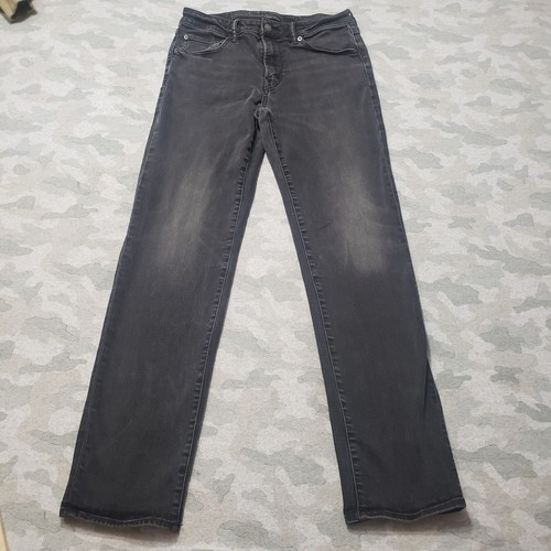 American Eagle Jeans Herren 33x34 schwarz Next Level Flex Denim dunkle Waschung