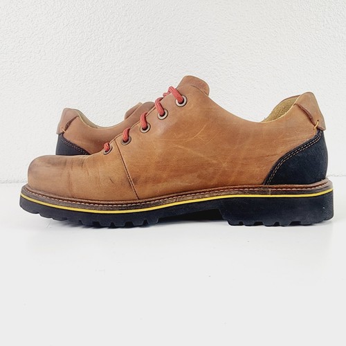 Men’s 8.5 M Samuel Hubbard Fresh Hiking Shoe Tan Waxhide Leather / Vibram Soles - Picture 7 of 11