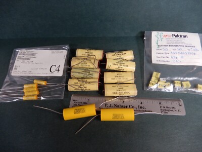 Sprague 431P 10uf 50V Audio Capacitors (6) Plus Others Shown