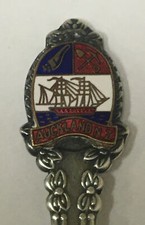 Vintage Souvenir Spoon Collectible Auckland New Zealand