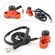 Universal Engine Stop Start Kill Switch Button for Most Dirt Bike Quad ATV Orang