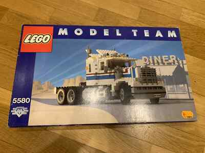 LEGO Vintage 5580 Model Team 'Highway Rig' Completo con Caja e Instrucciones