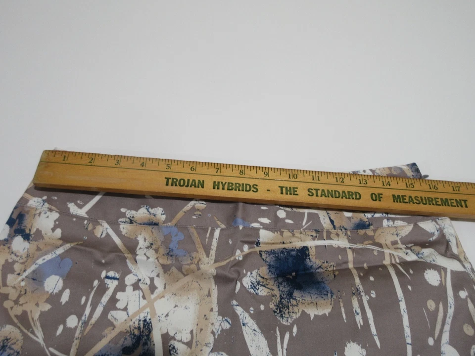 Talla 10P 10 Petite NUEVO ALFANI Gris con Azul Marino Floral Falda Lápiz Hasta la Rodilla Foto 2 de 4