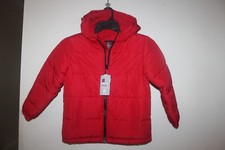 Swiss Tech Boys 4-5 Winter Puffer Jacket Coat with Hood in Red NWT